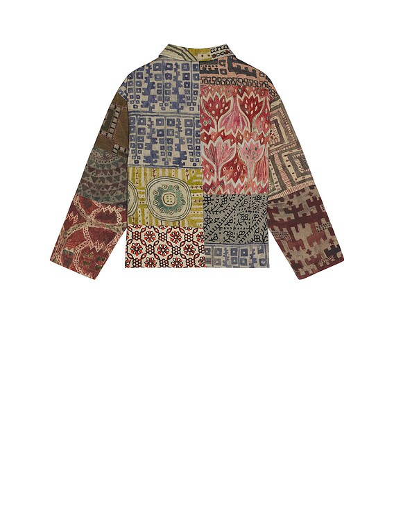 Found Found Watercolor Mosaic Work Jacket in Multi | FWRD
