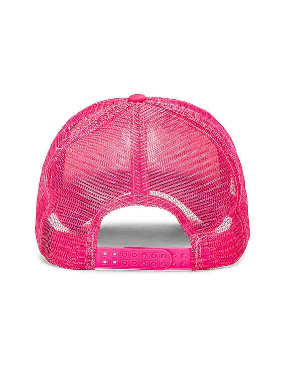 R13 R13 Trucker Hat in FUSCIA | FWRD R13 R13 Trucker Hat in FUSCIA | FWRD
