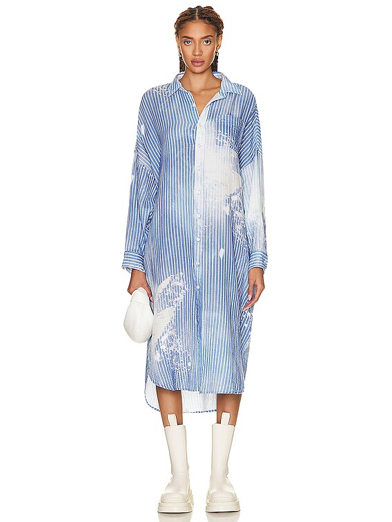 R13 Jumbo Shirtdress in