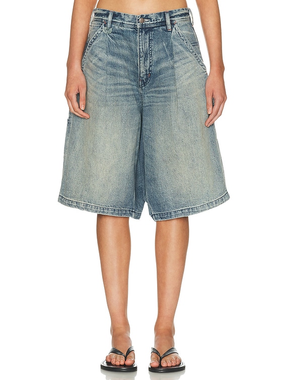 R13 Jesse Carpenter Short in Rivington Blue | FWRD