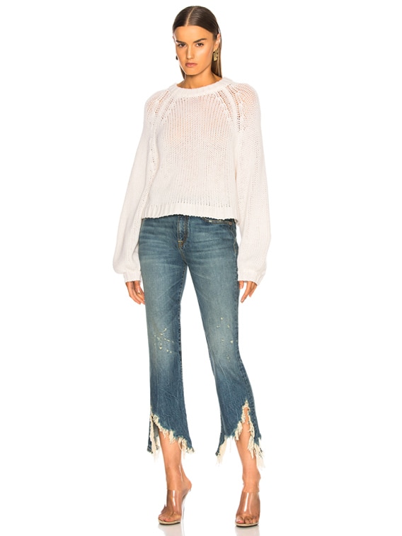 R13 Spiral Kick Skinny in Kelly | FWRD