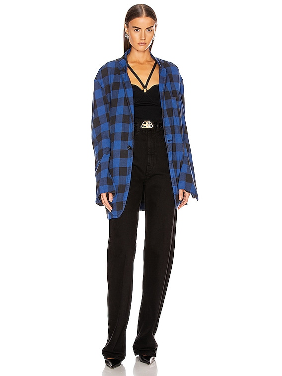 R13 hot sale plaid coat