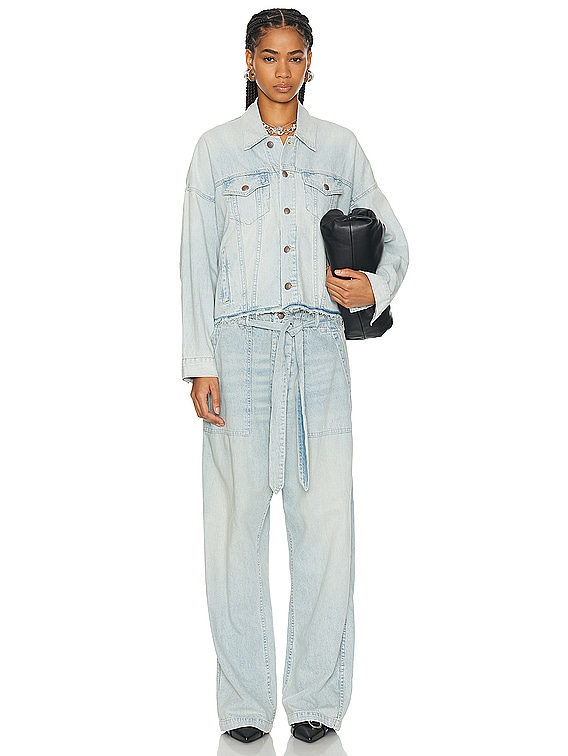 R13 oversized Trucker Jacket デニム ジャケット OVERSIZED CUT-OFF TRUCKER JACKET – R13