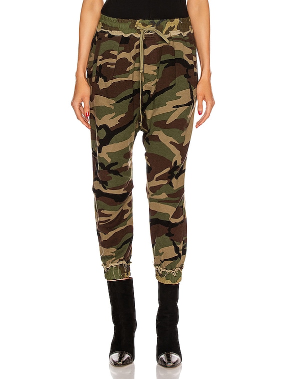 R13 Harem Sweatpant in Camo FWRD