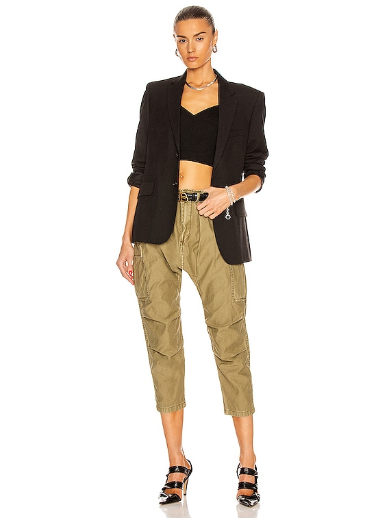 R13 Harem Cargo Pant in Olive FWRD