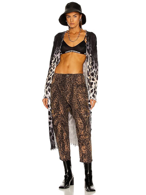 R13 Harem Jogger Pants Cheetah Print Crepe Size Extra Small – Celebrity  Owned