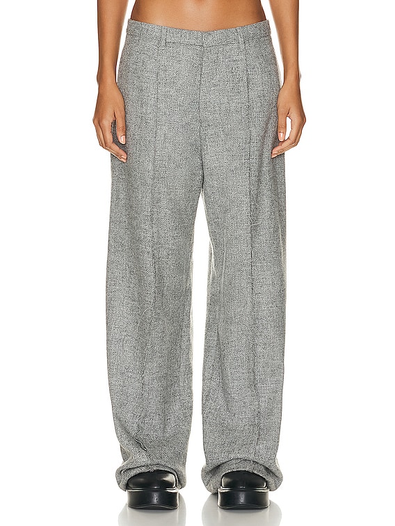 R13 Exposed Seam Trouser in Heather Grey FWRD