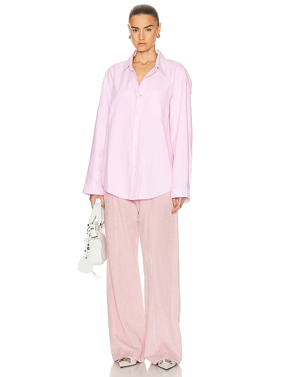 R13 Exposed Seam Trouser in Pink FWRD