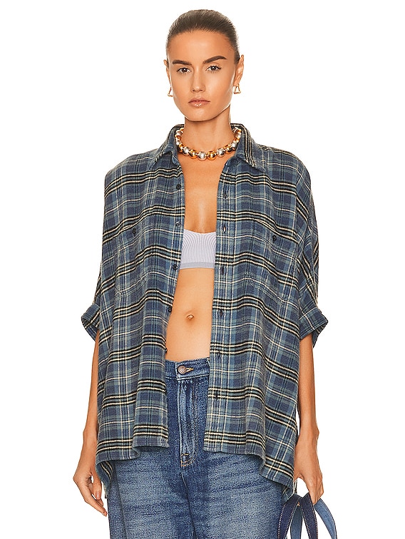 R13 Blue Plaid FWRD