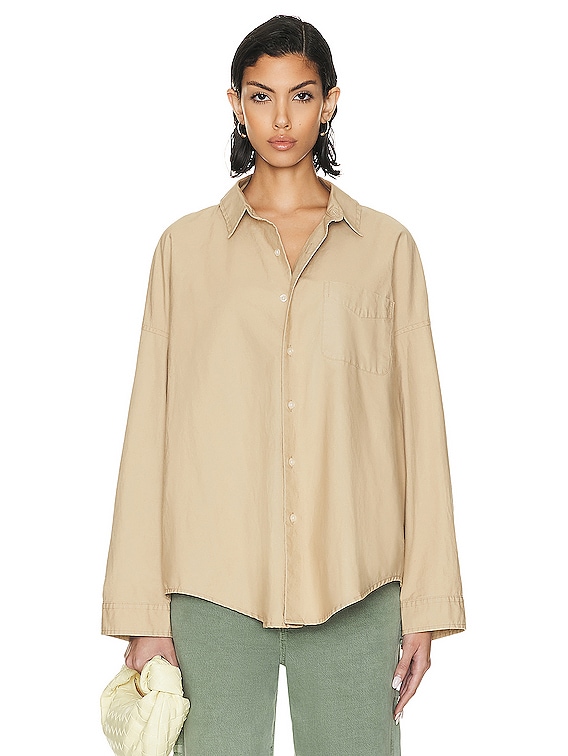 Boxy Button-up Shirt