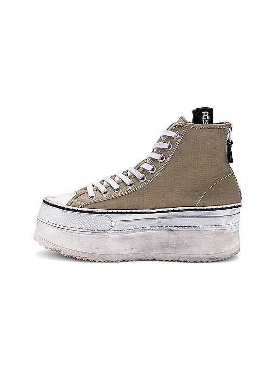 【関税込み】R13 'Courtney' sneakers R13 Black Courtney Platform Sneakers R13