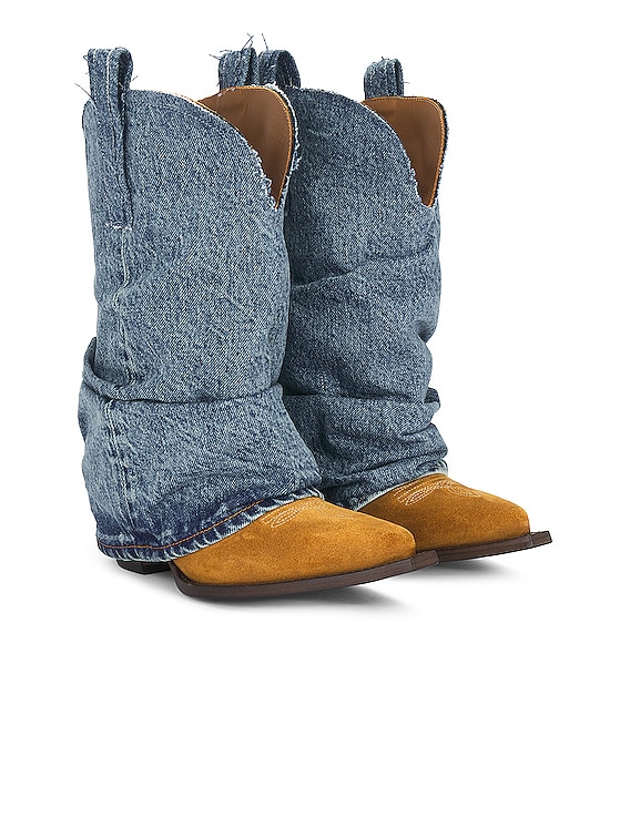 R13 2024 denim boots