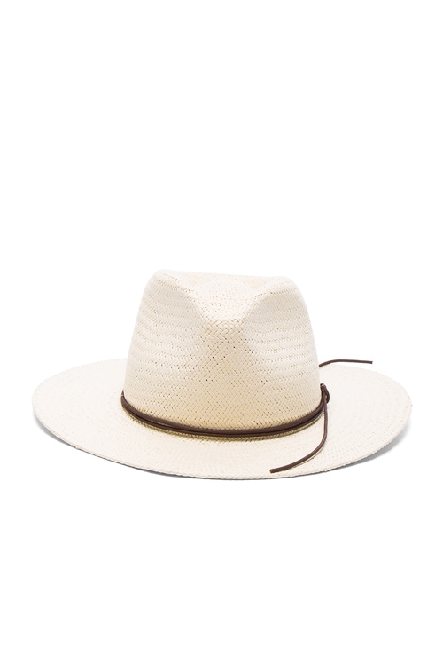 rag and bone packable straw fedora