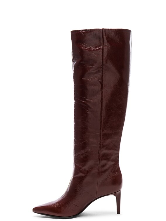 Leather Beha Knee High Boots