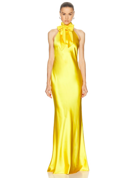 chilton stretch satin evening dress Ralph Lauren Chilton Stretch Satin Evening Dress Kicks Machine