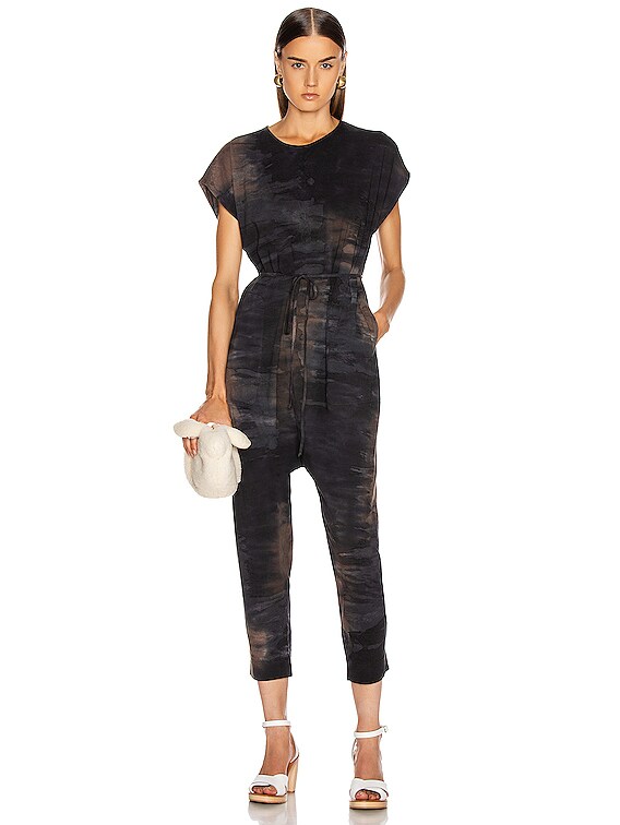 navy spotty jumpsuit