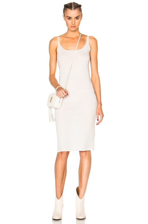 raquel allegra layering tank dress Raquel Allegra Layering Tank Dress in Dirty White