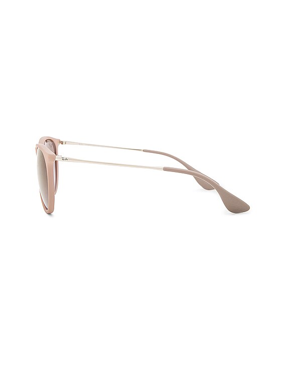 Ray-Ban Erika Sunglasses in Dark Rubber Sand | FWRD