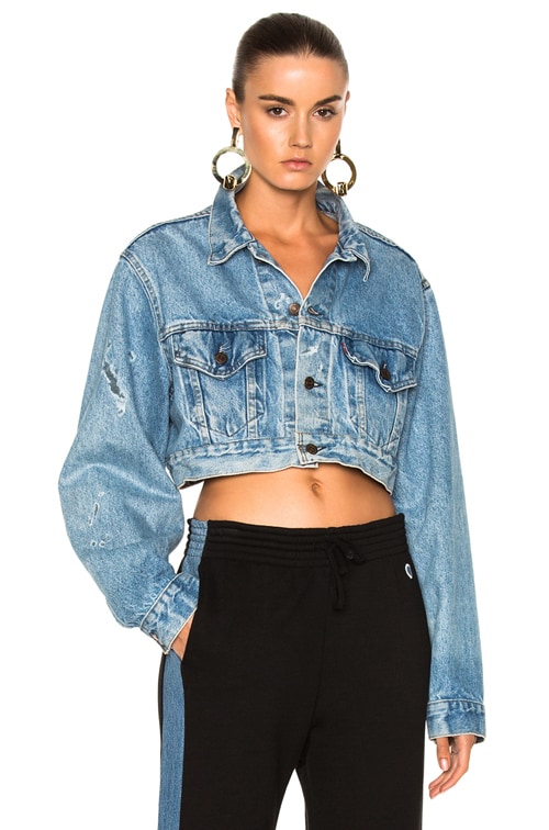crop jean jacket
