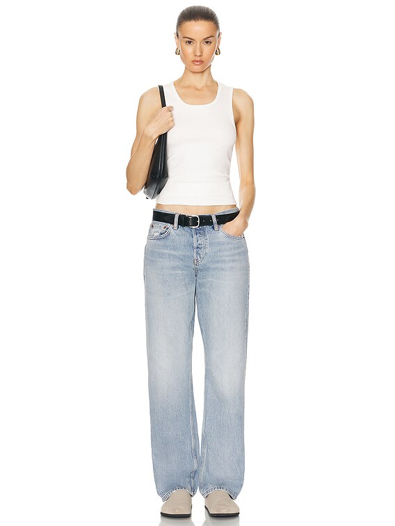 RE/DONE Originals Easy Straight in Ripped Tide | FWRD