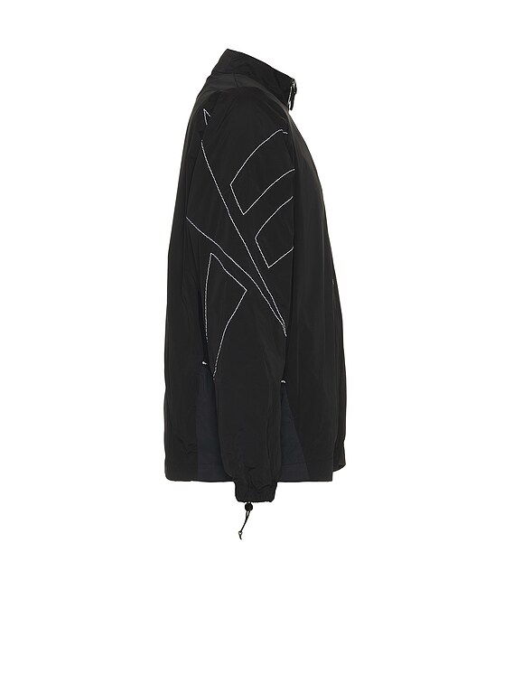 Reebok X Kanghyuk Stitched Logo Track Jacket in Dark Grey | FWRD