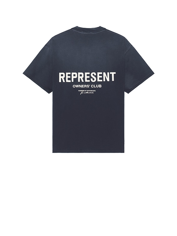 【REPRESENT】OWNERS CLUB オーナーズクラブ スタンプ Tシャツ Aged Black T-Shirt | Owners' Club | REPRESENT