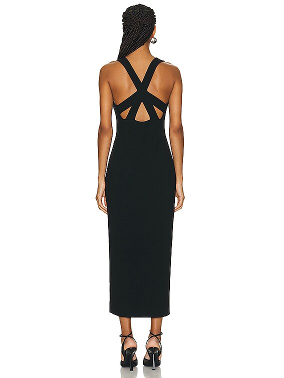 alaric halter maxi dress Rachel Gilbert in Black Womens dresses