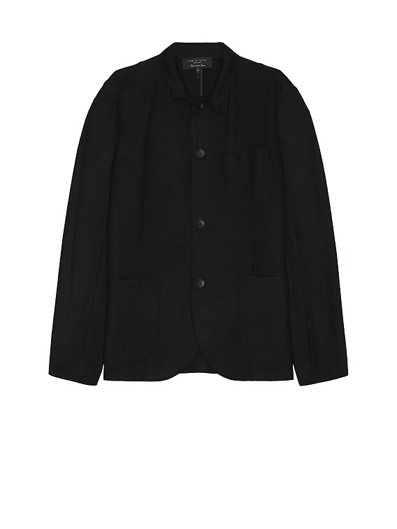 Rag & Bone Japanese Wool Prospect Cardigan in Black | FWRD