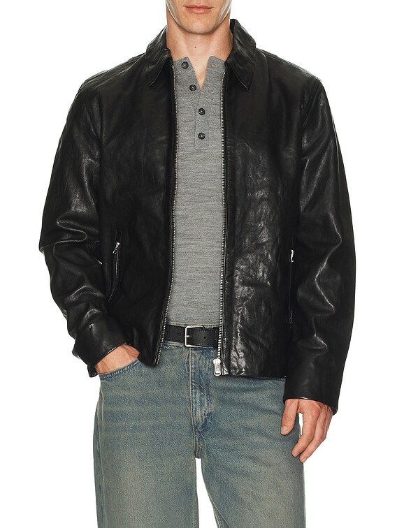 Rag & Bone Melrose Leather Jacket in Black | FWRD