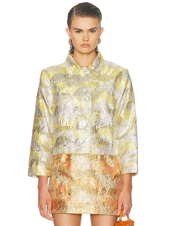 RENGGLI Brocade Jacket in Sunshine | FWRD