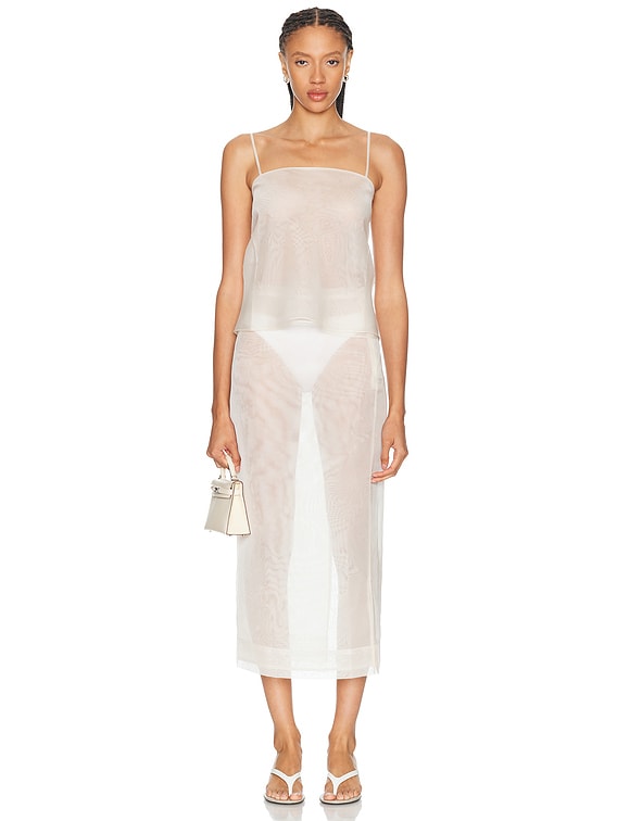 RENGGLI Organza Cami Top in Crepe | FWRD