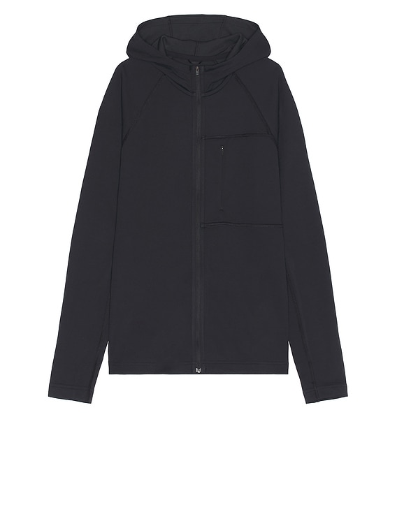 Reigning Champ Deltapeak 165 Full Zip in Black | FWRD