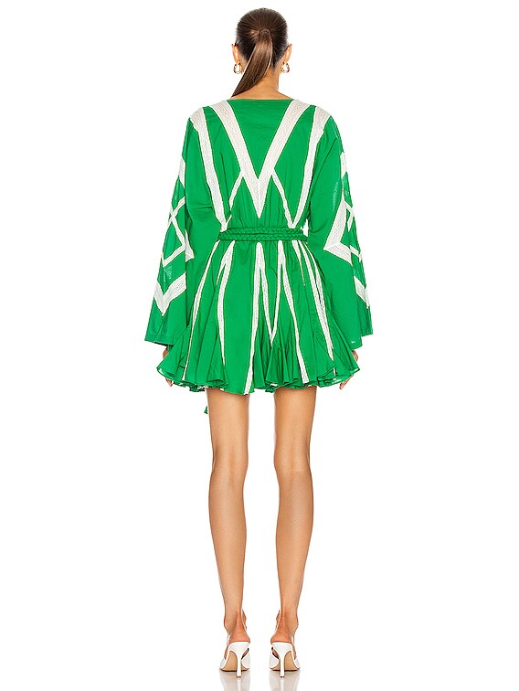 green emerald velvet dress Simone Dress in Estelle Mint Xs/S main image 0