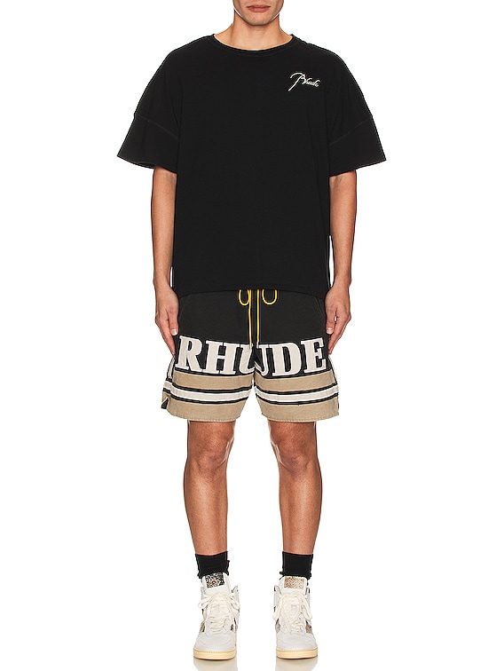 Rhude best sale black shorts