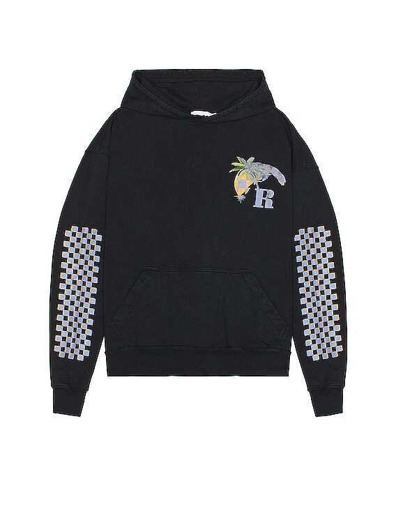 トップス Rhude Moonlight Tropics Hoodie M Rhude Black Moonlight Tropics Hoodie Rhude