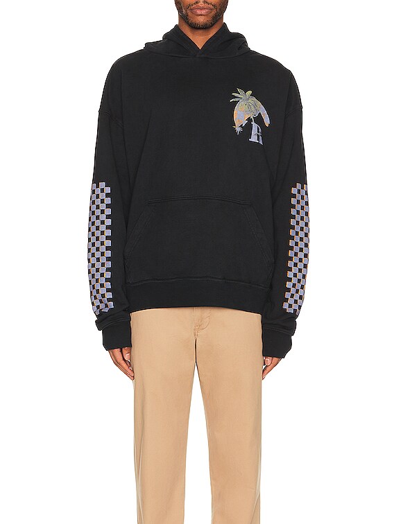 Rhude Moonlight Tropics Hoodie in Vtg Black | FWRD