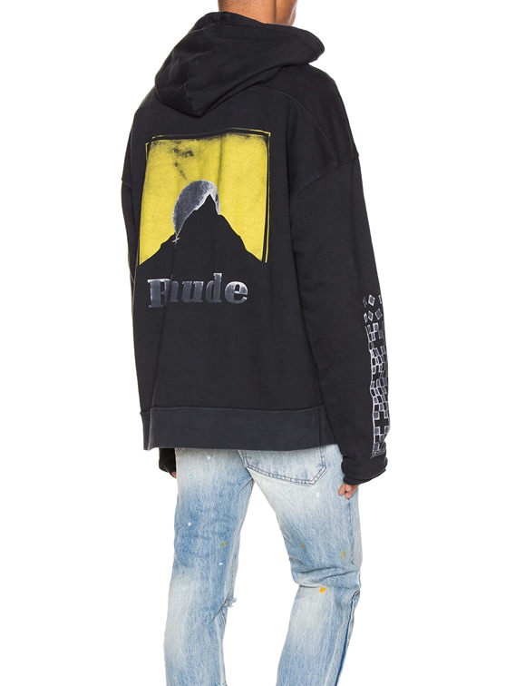 Rhude Moonlight Logo Hoodie in Yellow & White | FWRD