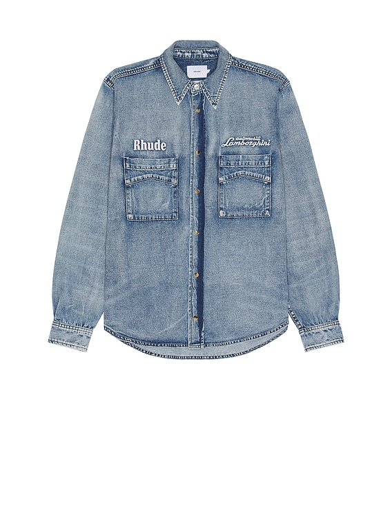 Rhude シャツ - Indigo | FWRD