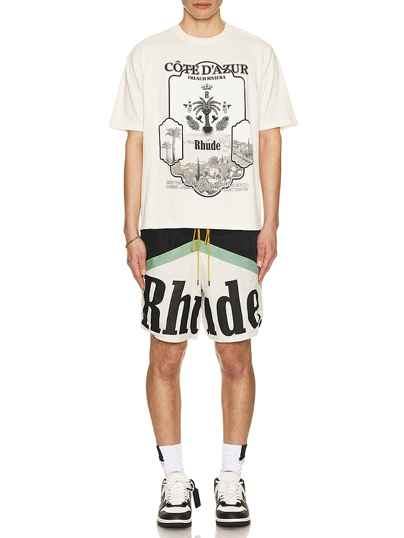 Rhude Azur Mirror Tee in Vintage White | FWRD