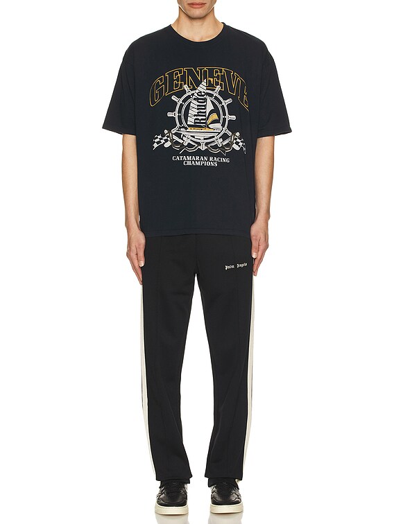 Rhude Geneve Catamaran Tee in Vintage Black | FWRD