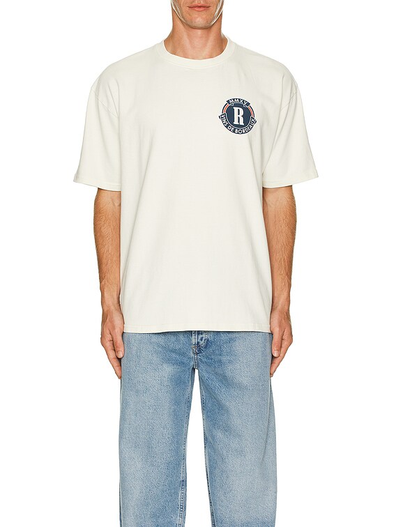ルード ボルドーワイン Tシャツ グラフィックプリント ホワイト ルード - BORDEAUX WINE T-SHIRT | HBX - ハイプビースト