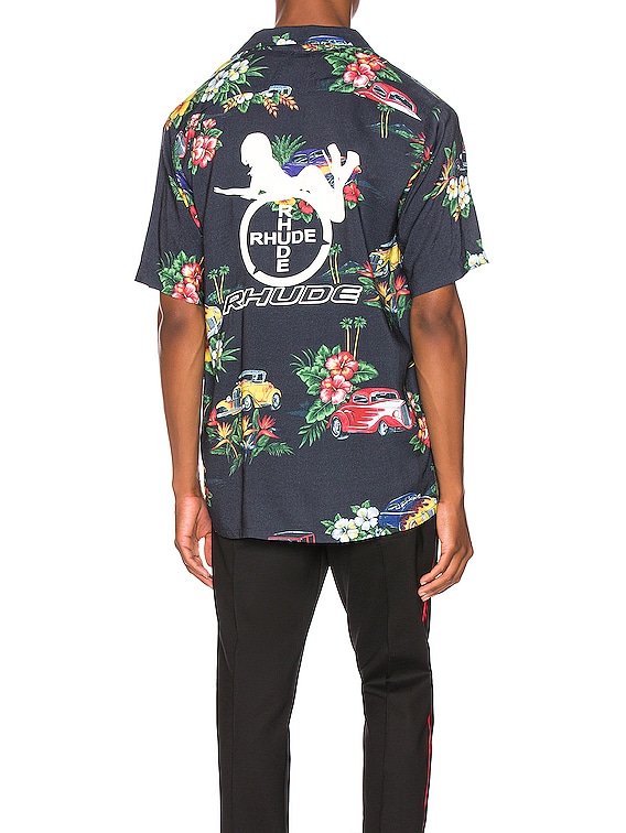 Rhude Hawaiian style Shirt Sz outlet M