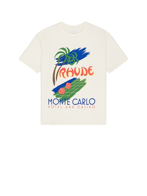 Rhude ホワイト Tシャツ RHUDE graphic-print T-shirt | White | FARFETCH