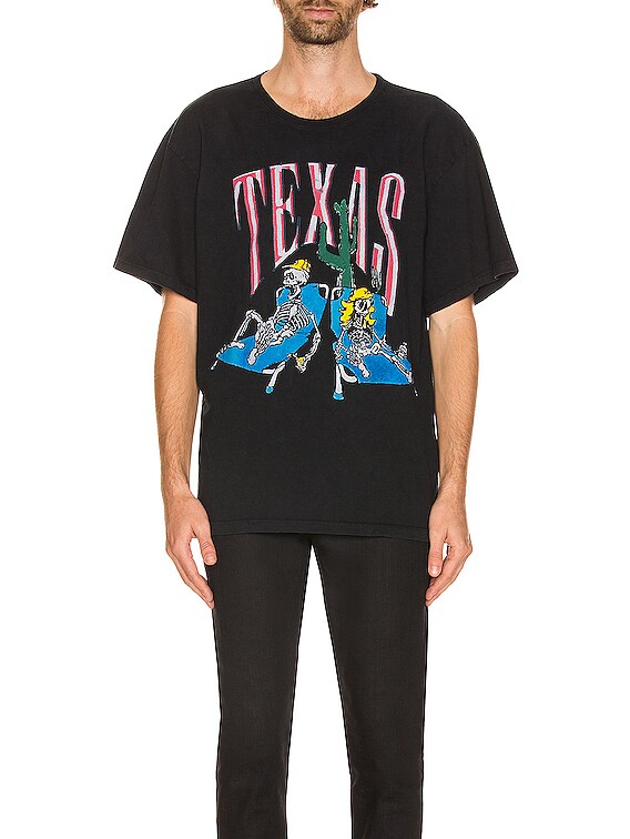 Rhude Don't Cry Texas Tee in Black | FWRD