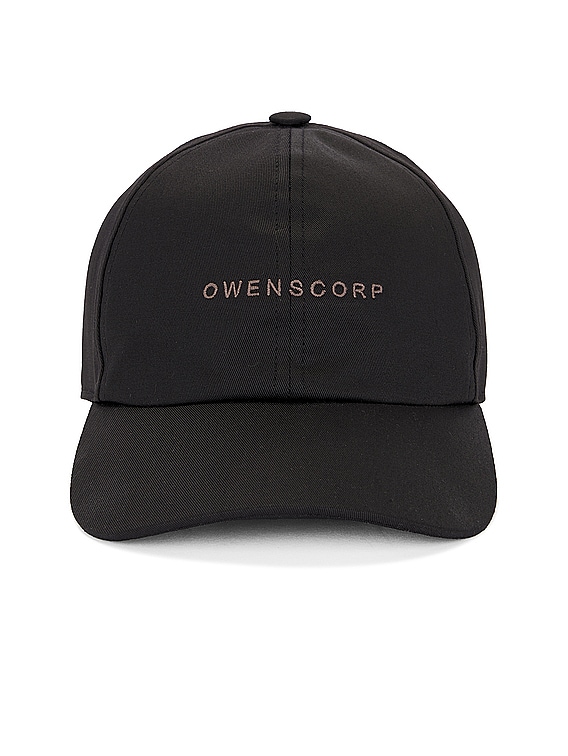 Rick Owens Baseball Cap in Black & Dust | FWRD Rick Owens Baseball Cap in Black & Dust | FWRD