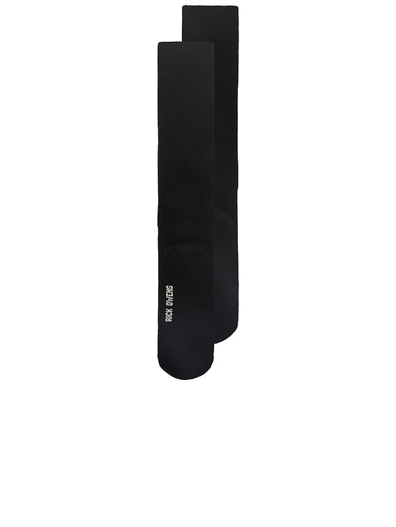 So Cunt ソックス Rick Owens So Cunt Socks in Milk & Black | FWRD