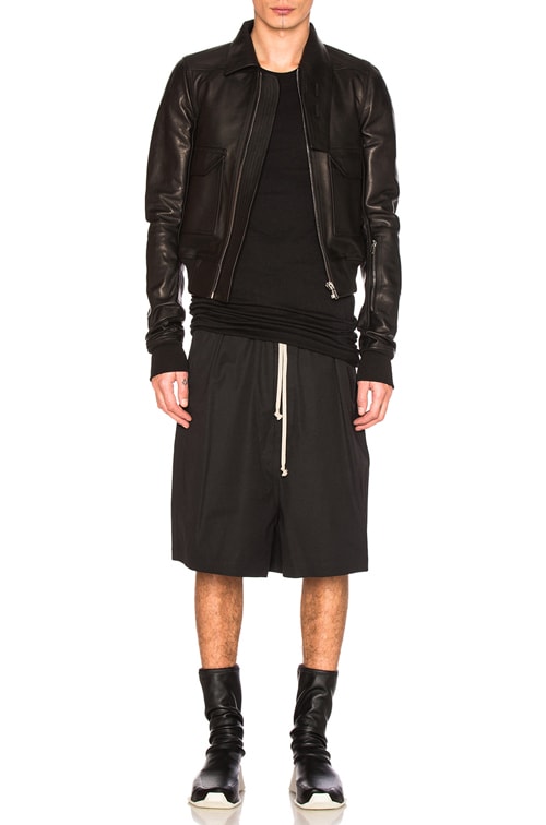 Rick Owens Megashorts in Black | FWRD