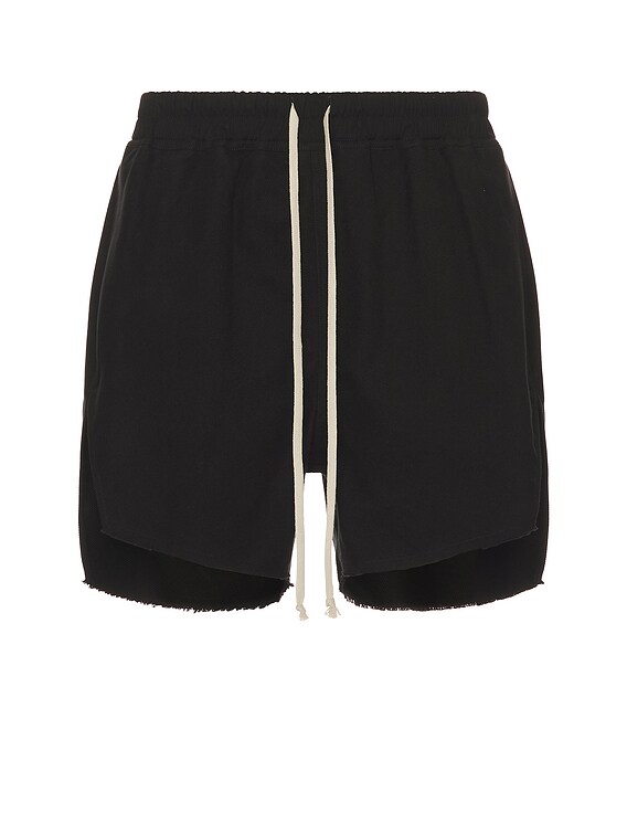 Rick Owens Long Boxers in Black | FWRD Rick Owens Long Boxers in Black | FWRD