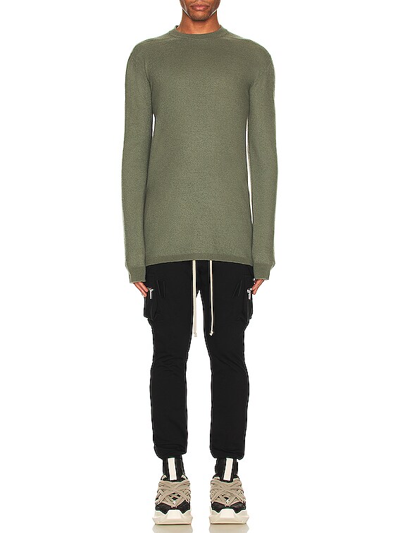 Biker Level Round Neck Sweater in Black/Dust – SVRN