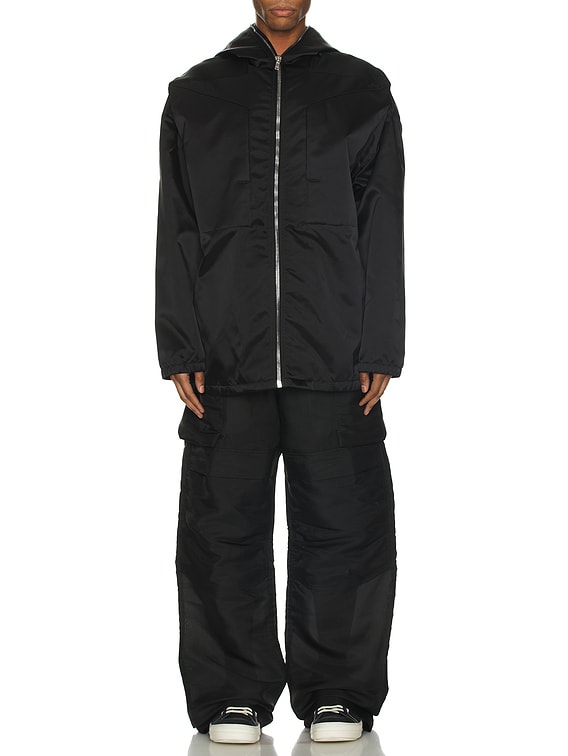 Rick Owens Lido Hoodie in Black | FWRD